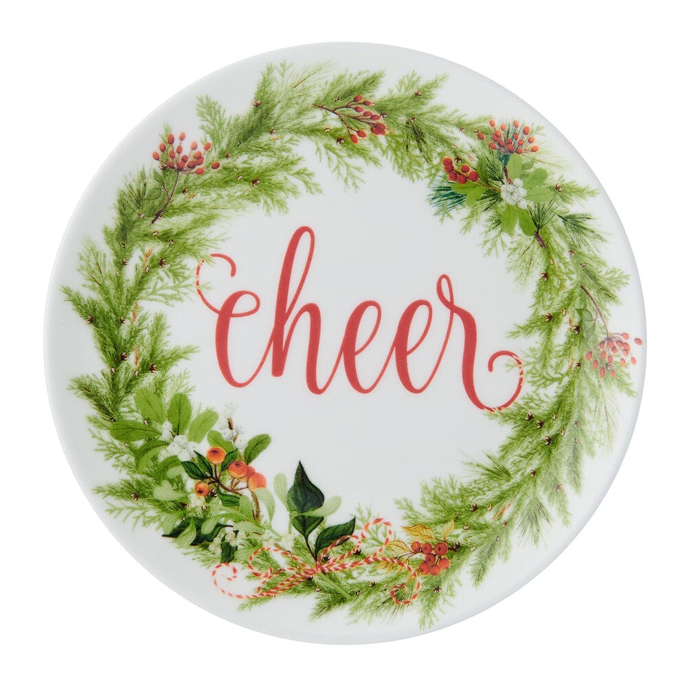 Festive Garland Set of 6 Appetizer Plates - Image 5