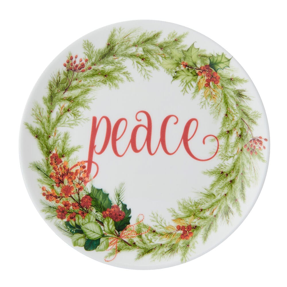 Festive Garland Set of 6 Appetizer Plates - Image 6