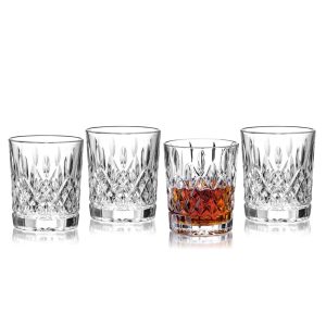 Harding Set of 4 Double Old Fashioned Whiskey Glasses