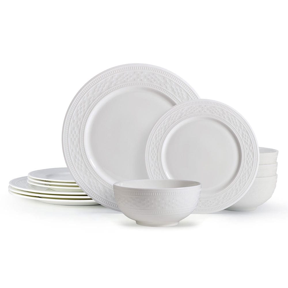 Haven 12 Piece Dinnerware Set. Service for 4