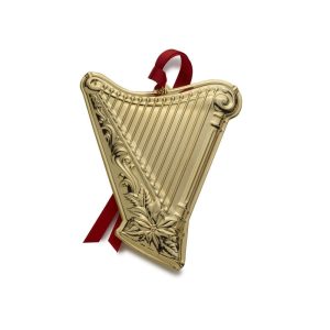 2024 Gold Plated Harp Musical Instrument Ornament. 3rd Edition