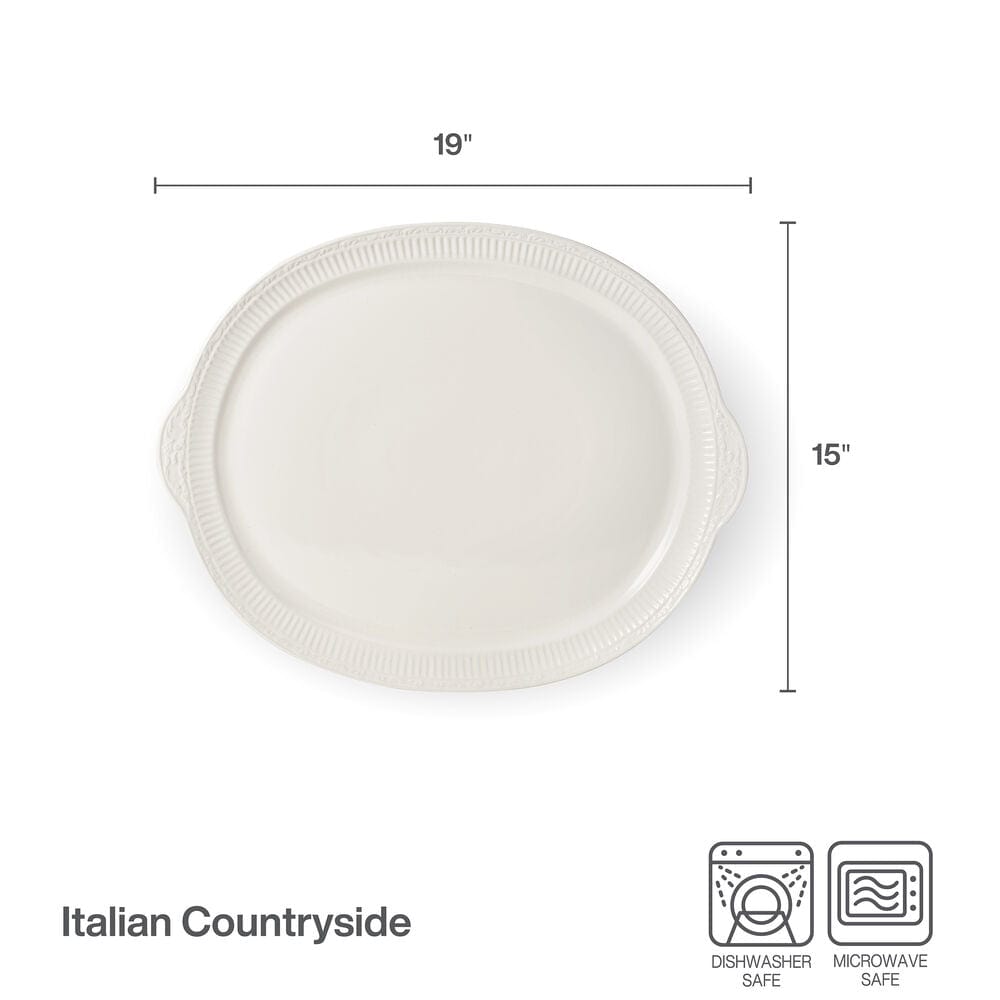 Italian Countryside? Oval Platter with Handles - Image 3