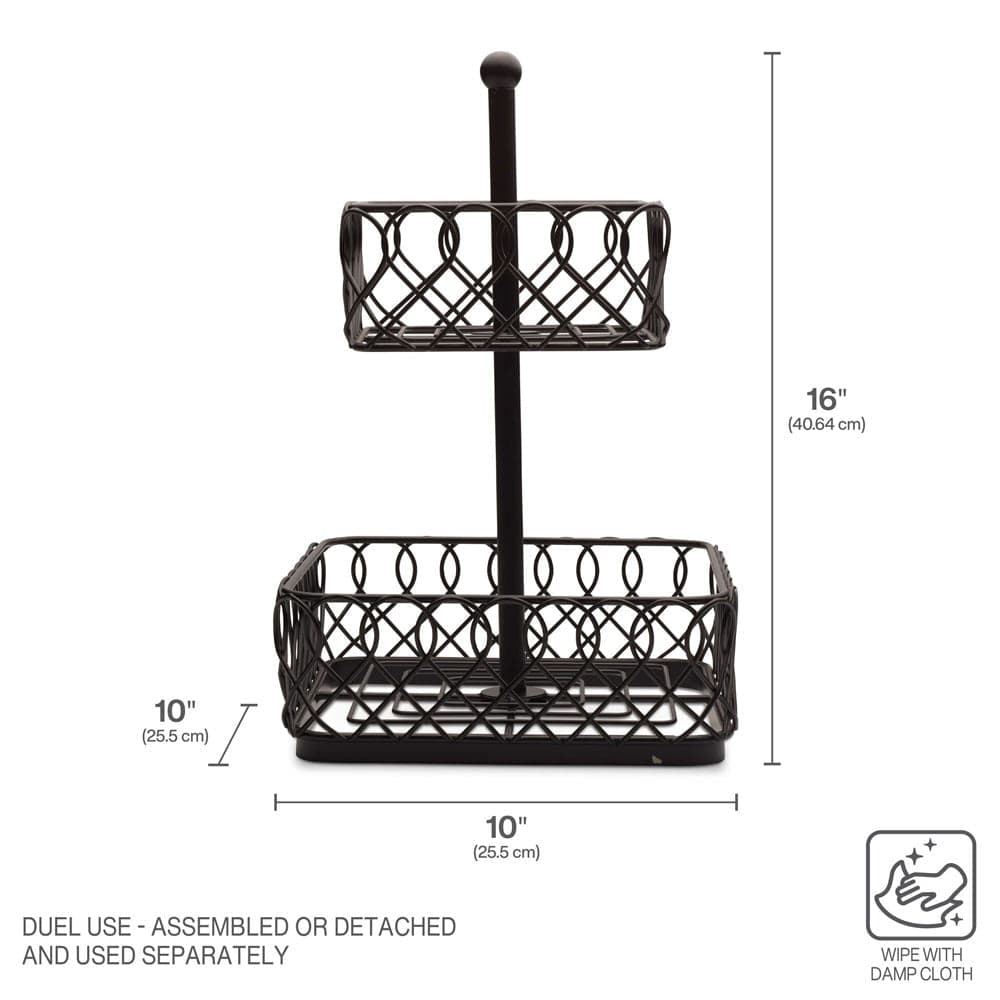 Juliette 2 Tier Storage Basket - Image 4