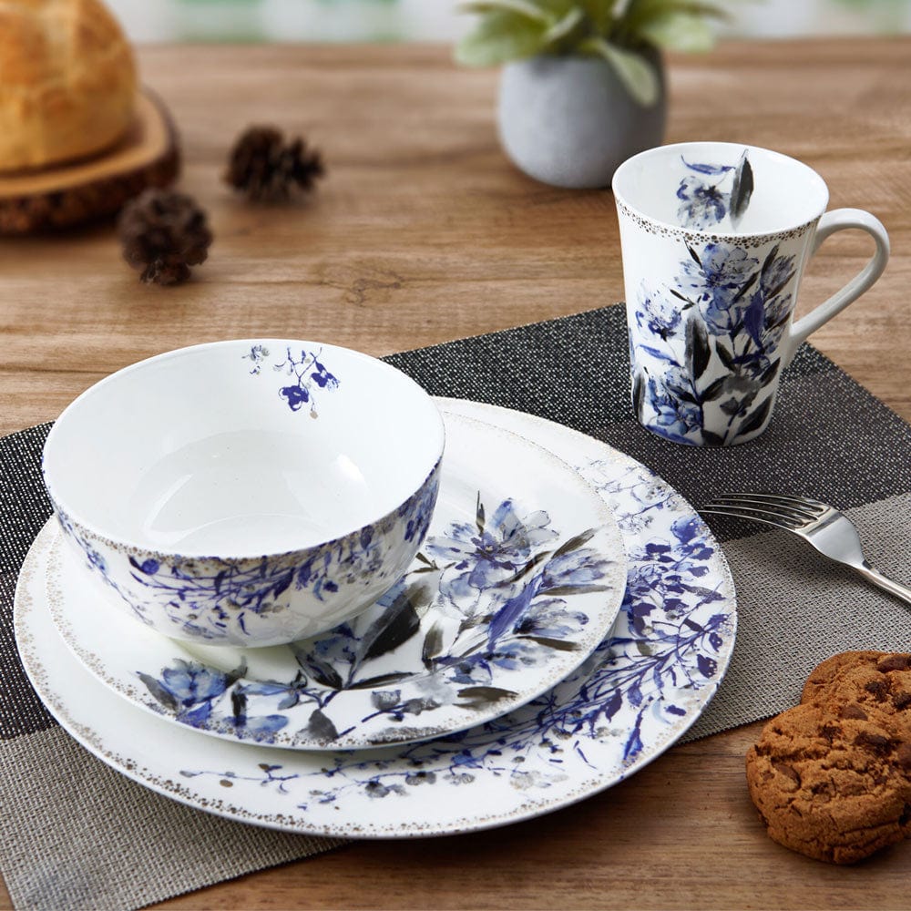 Kaia Platinum Set of 4 Dinner Plates - Image 3