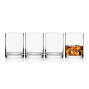 Lana Set of 4 Double Old Fashioned Whiskey Glasses