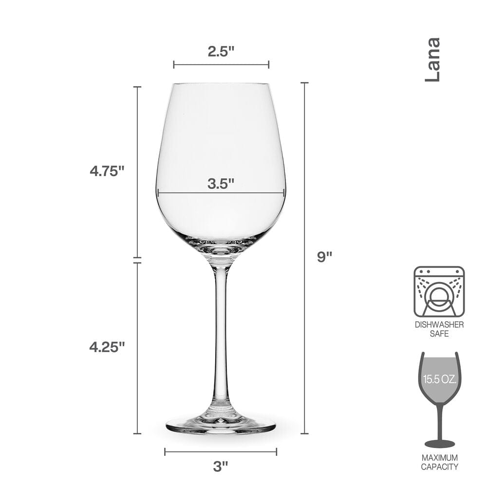 Lana Set of 4 White Wine Glasses - Image 3