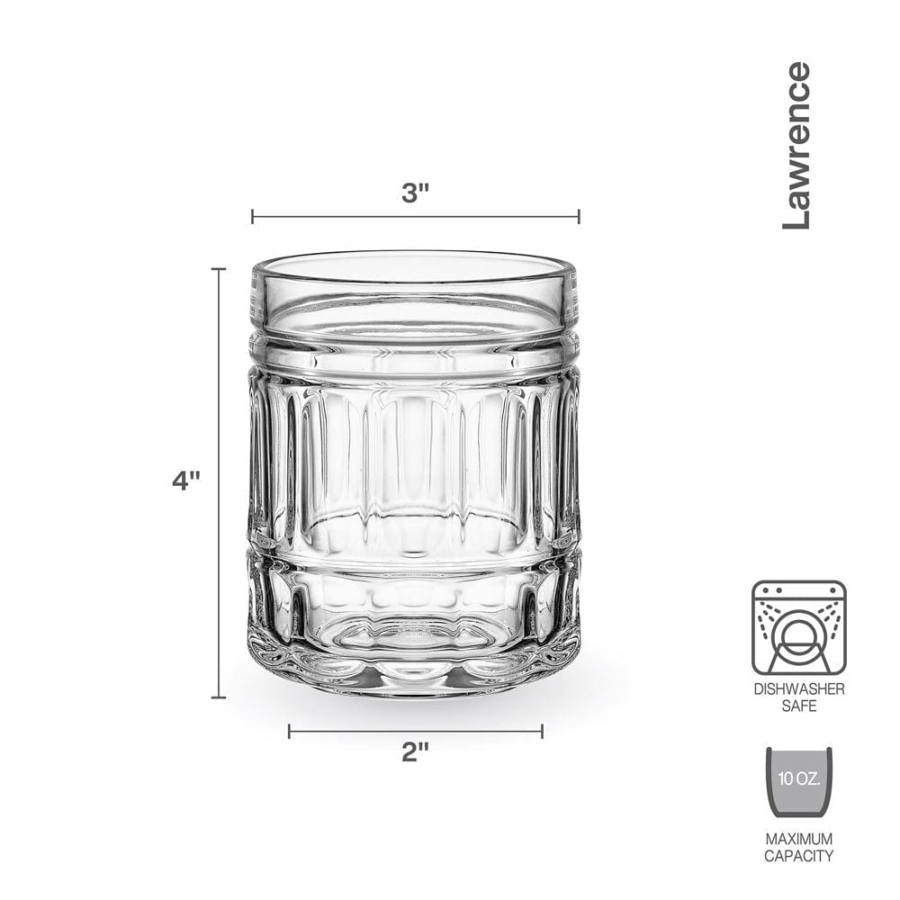 Lawrence Set of 4 Double Old Fashioned Whiskey Glasses - Image 4