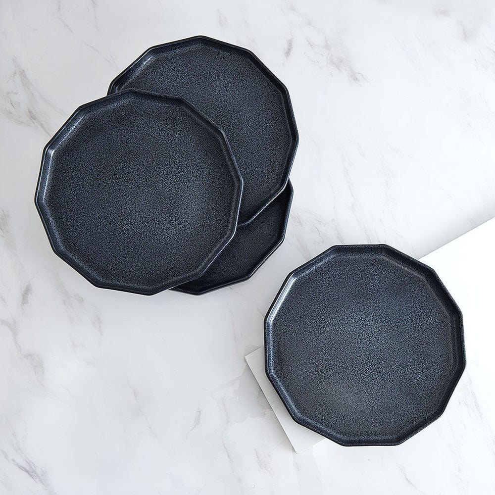 Luxor Blue Set of 4 Dinner Plates - Image 2