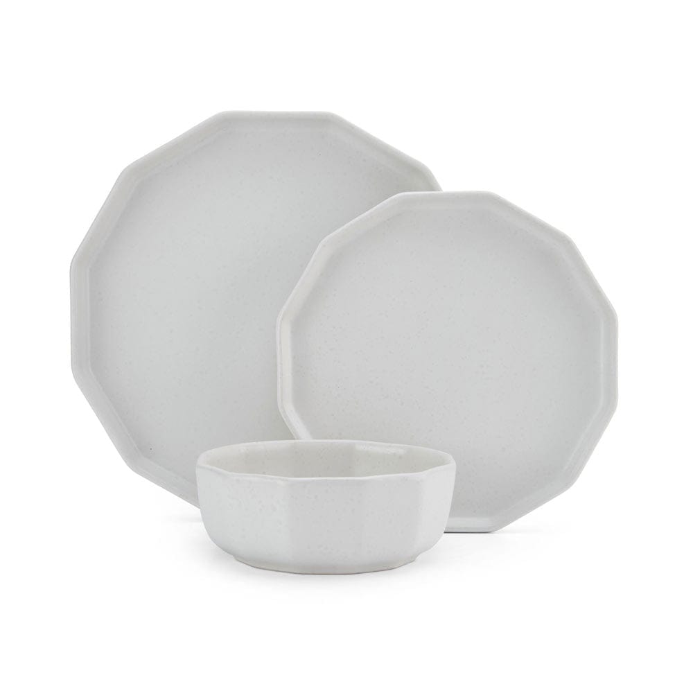 Luxor White 12 Piece Dinnerware Set. Service for 4 - Image 9