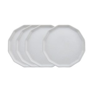 Luxor White Set of 4 Salad Plates