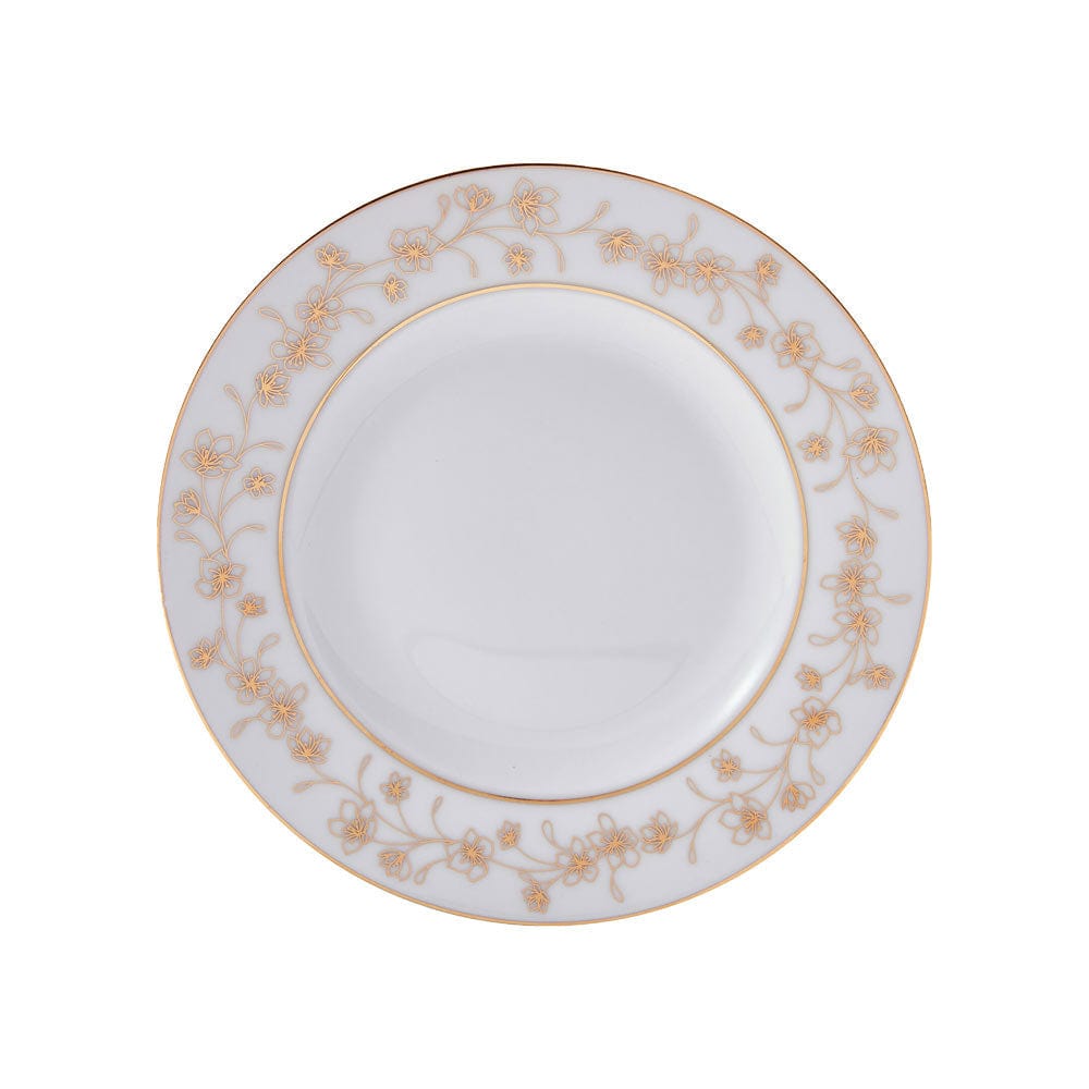 Metallic Floral Gold 32 Piece Dinnerware Set. Service for 8 - Image 6