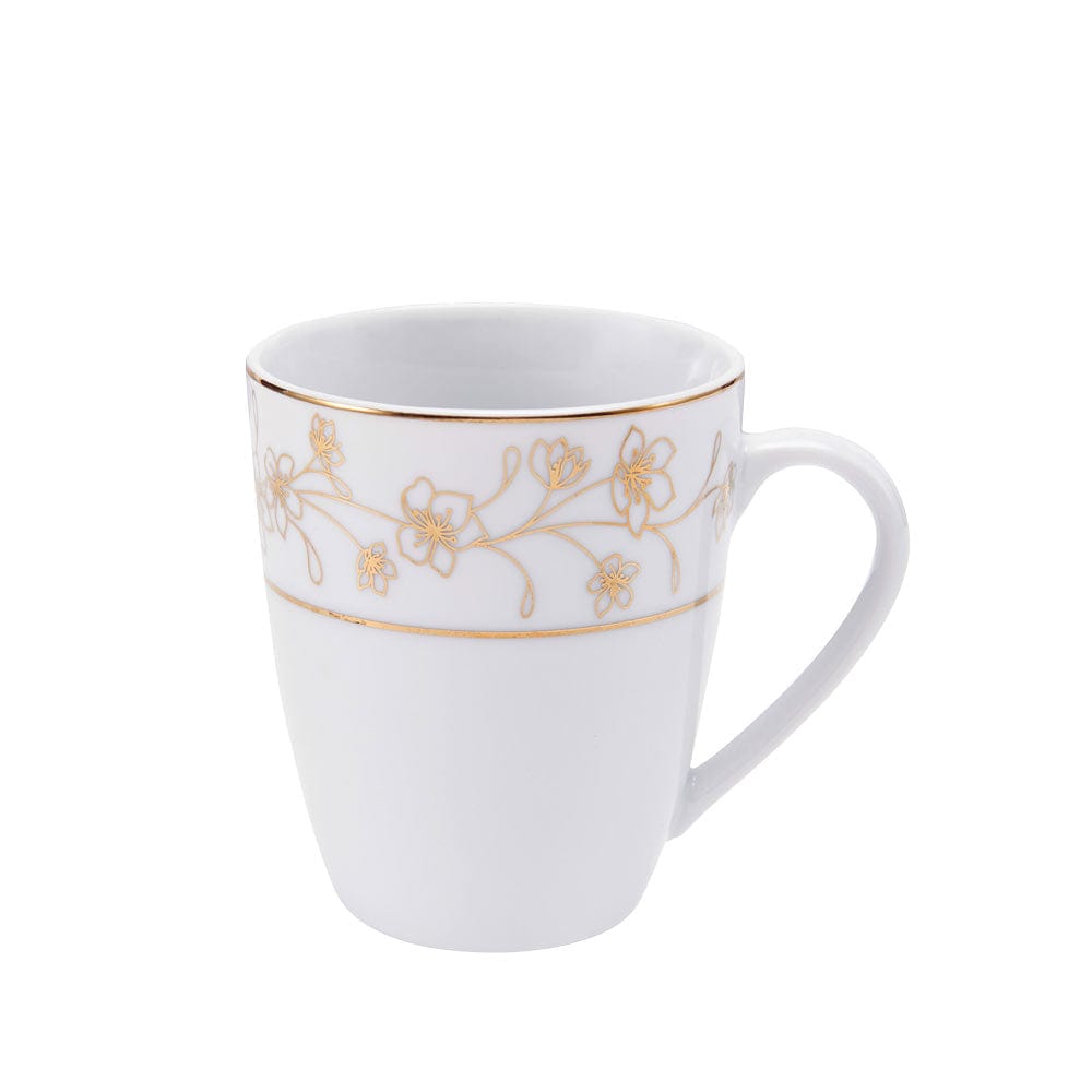 Metallic Floral Gold 32 Piece Dinnerware Set. Service for 8 - Image 8