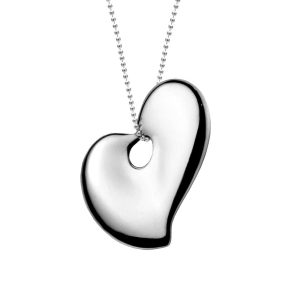 Old Master Sterling Heart Pendant Necklace