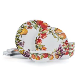 Orchard 12 Piece Dinnerware Set. Service for 4