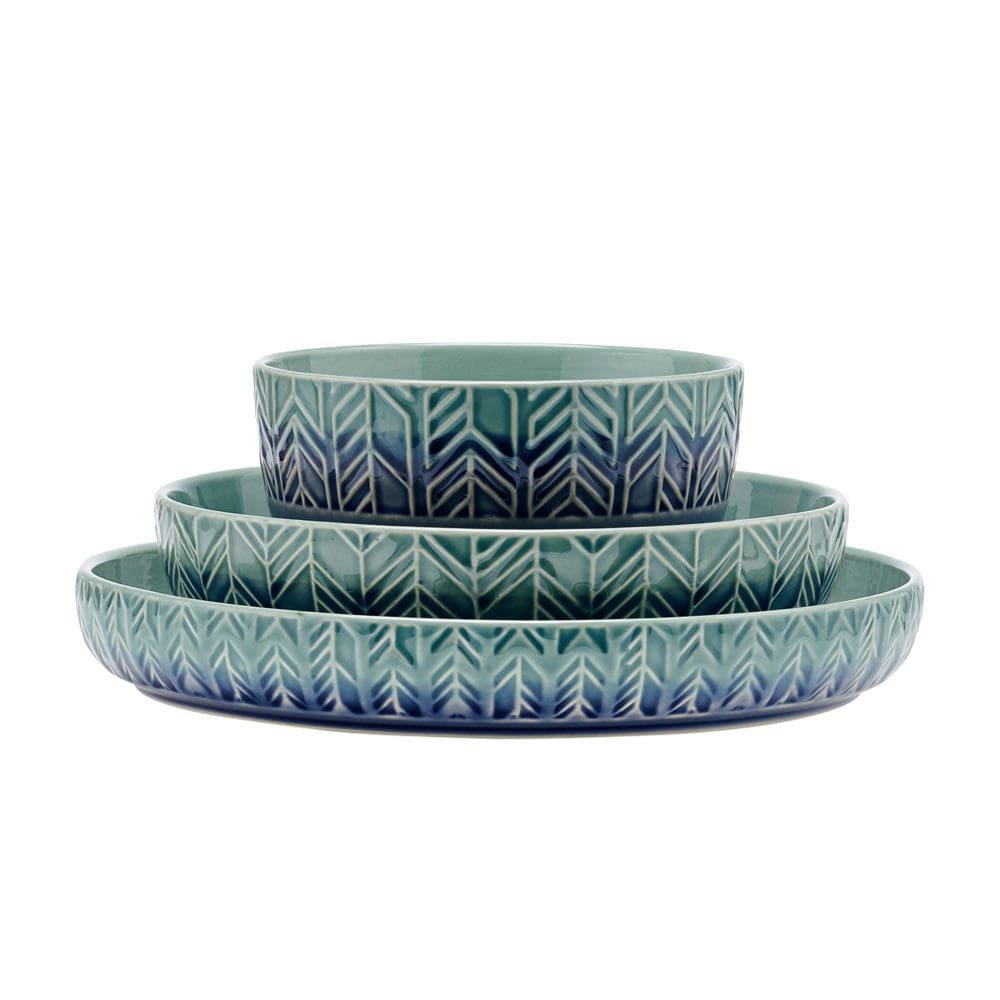 Osborne 9 Piece Dinnerware Bowl Set. Service for 3 - Image 8