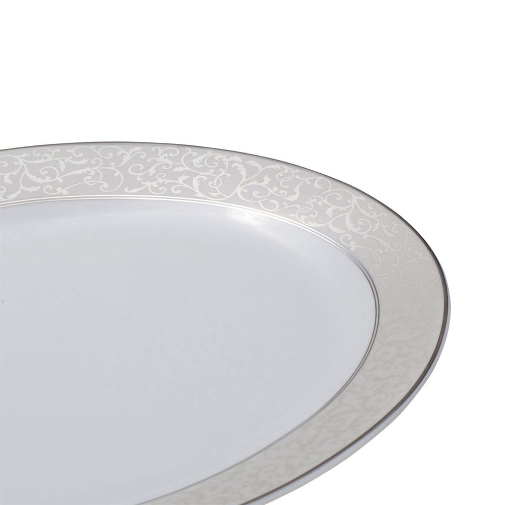 Parchment 14 Inch Oval Platter - Image 4