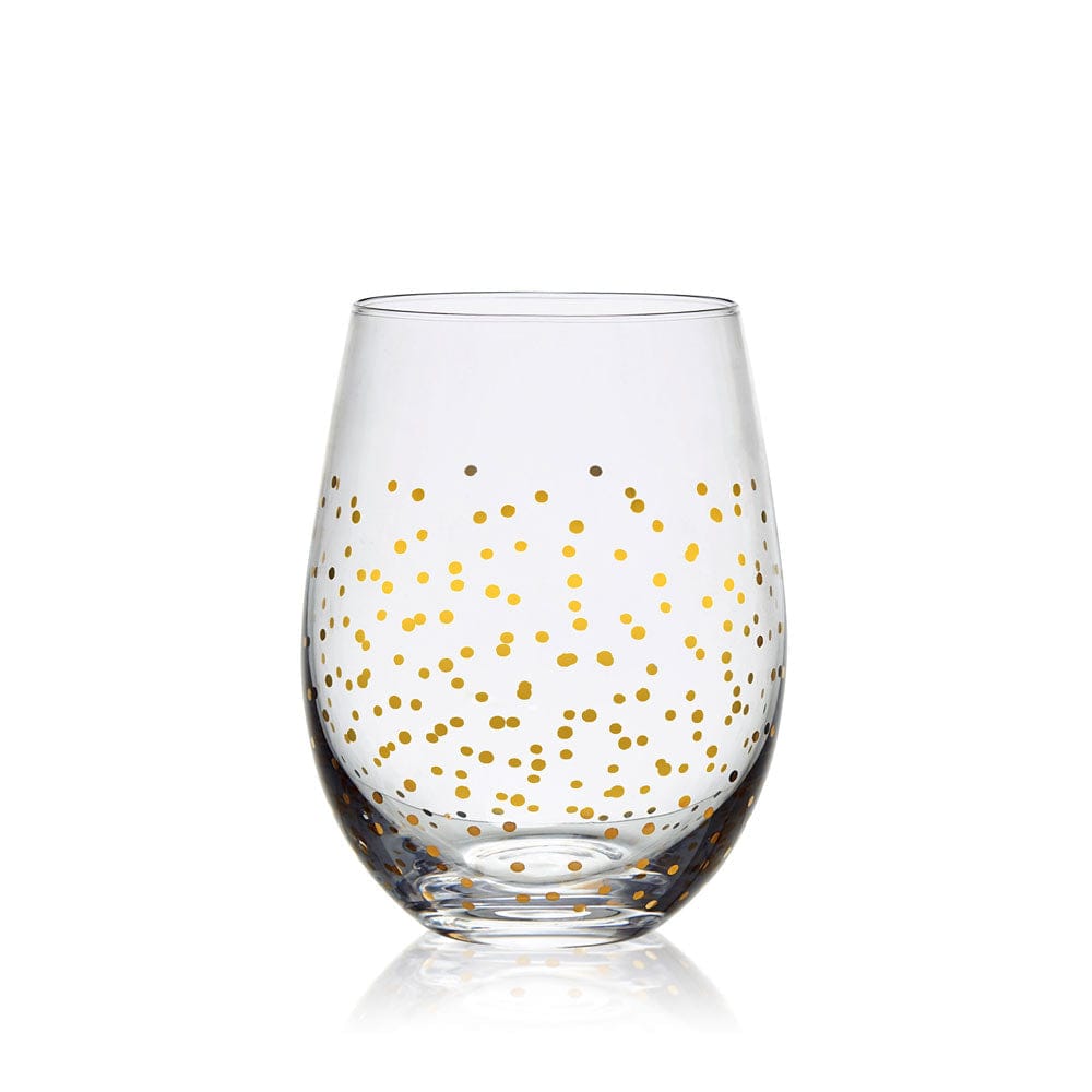 Party Set of 4 Stemless Wine Glasses - Image 5