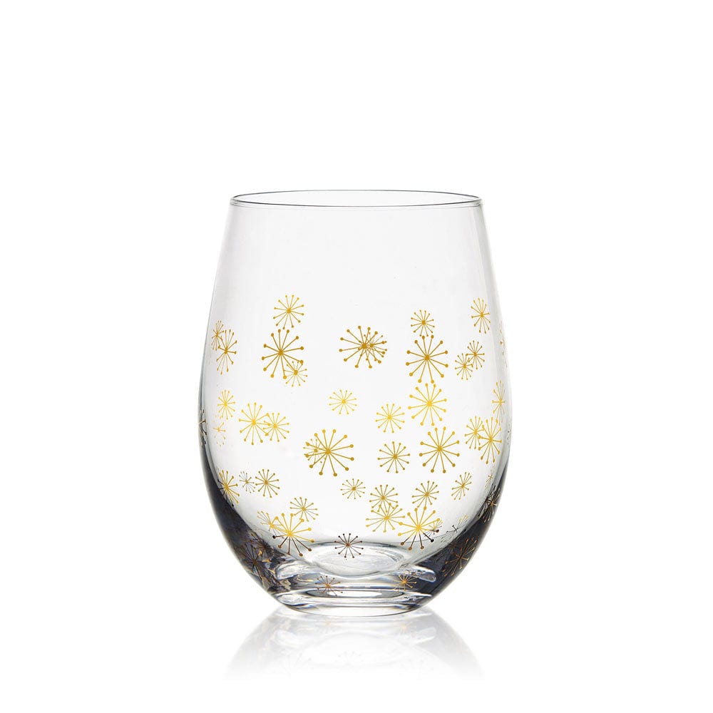 Party Set of 4 Stemless Wine Glasses - Image 8