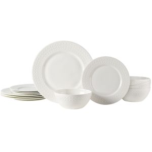 Patterson Vegan Bone? 12 Piece Dinnerware Set. Service for 4