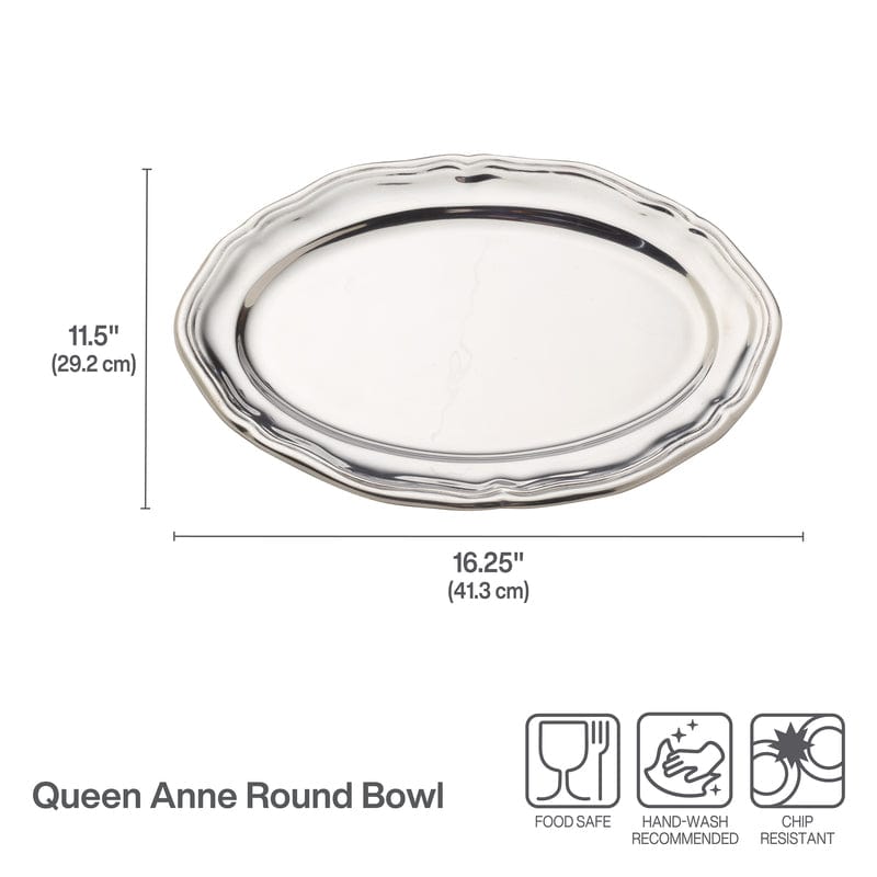Queen Anne Large Oval Tray - Image 4
