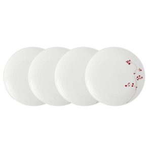 Red Berries Set of 4 Salad Plates