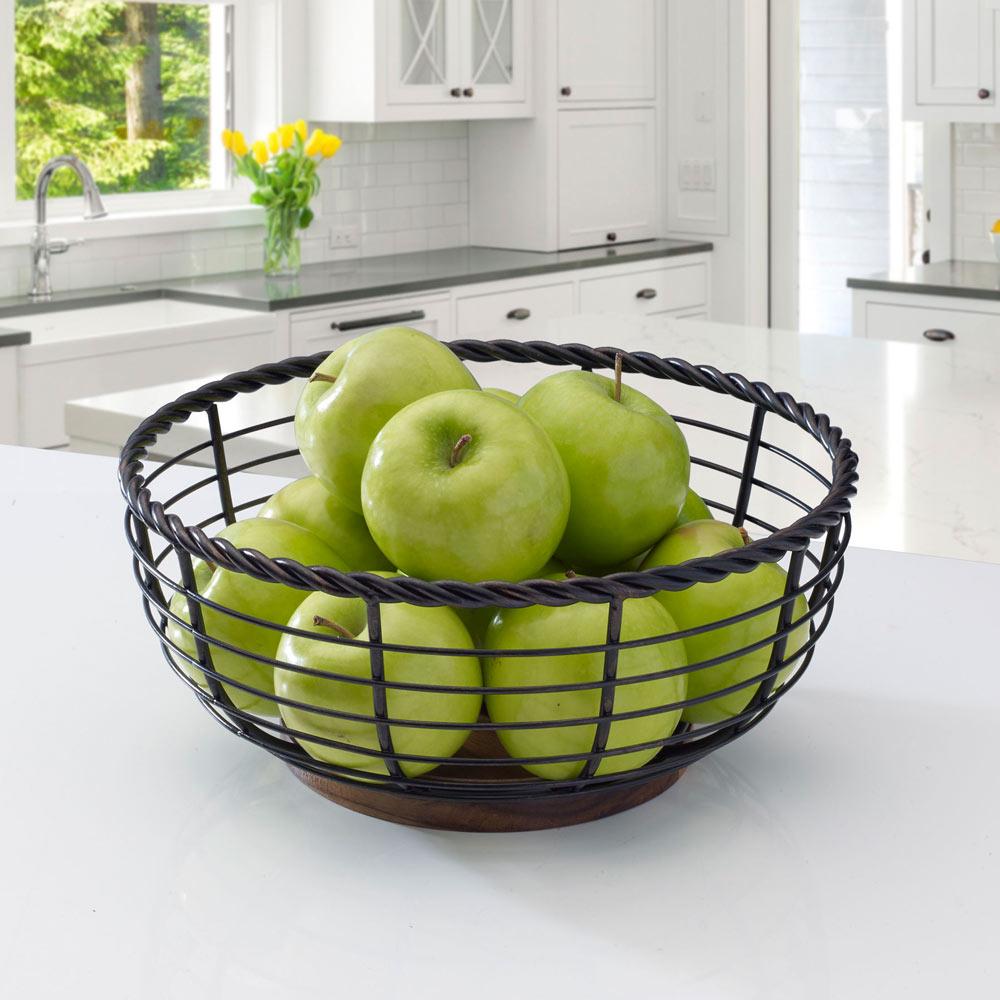Rope Round Fruit Storage Basket - Image 2