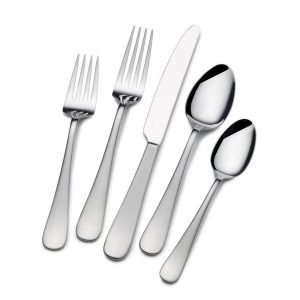 Satin Symmetry 42 Piece Flatware Set. Service for 8