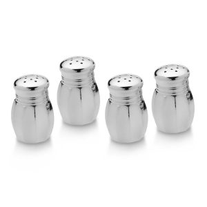 Set of 4 Individual Sterling Salt And Pepper