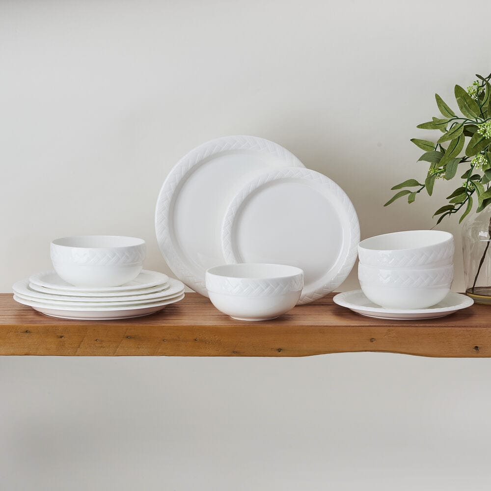 Shay 12 Piece Dinnerware Set. Service For 4 - Image 2