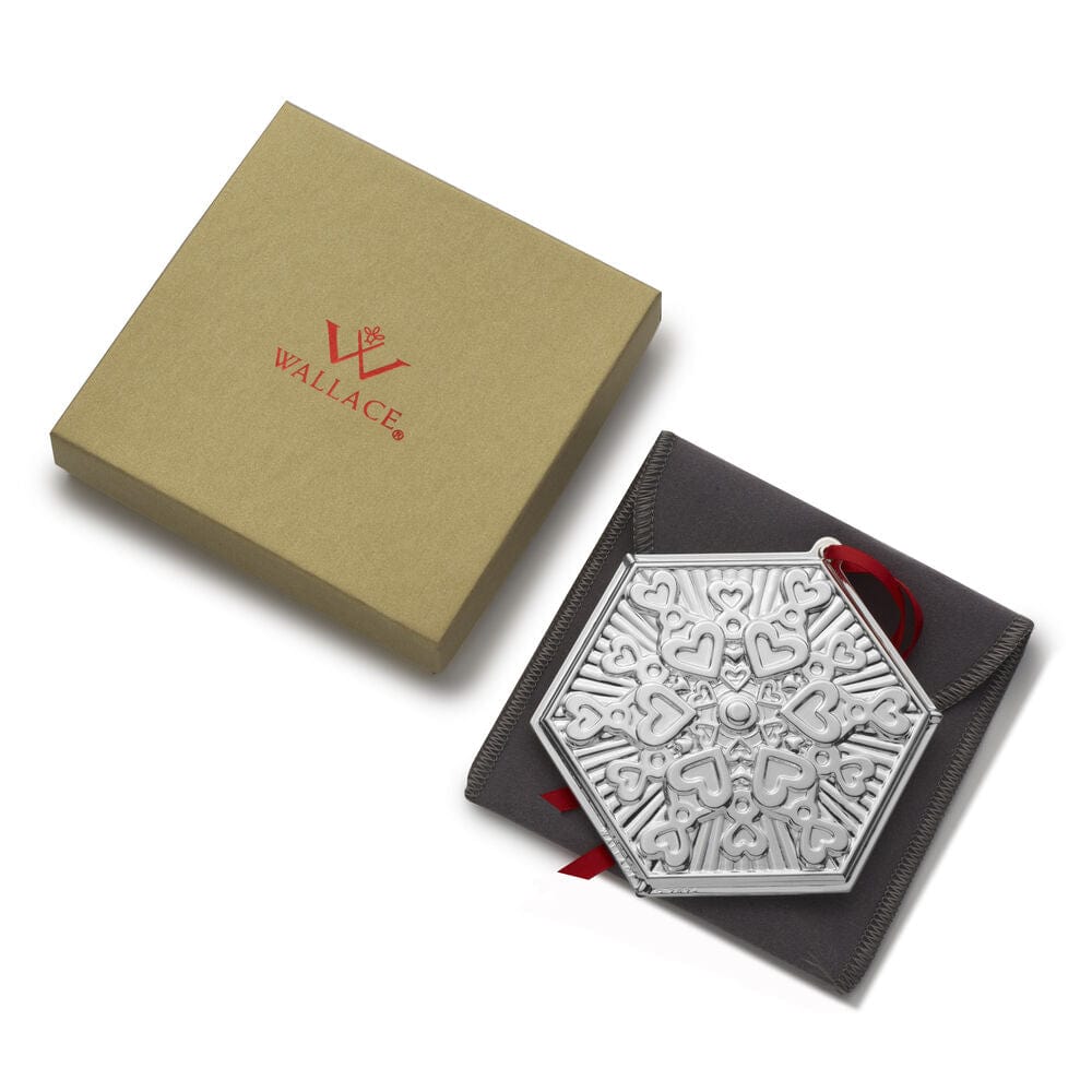 2024 Silver Plate Snowflake Ornament 4th Edition - Image 3