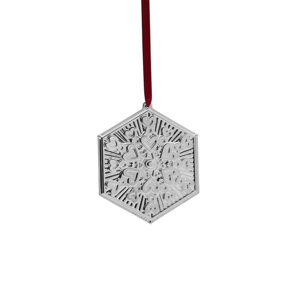 2024 Silver Plate Snowflake Ornament 4th Edition - Image 4