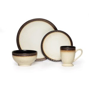 Sorrento 16 Piece Dinnerware Set. Service for 4