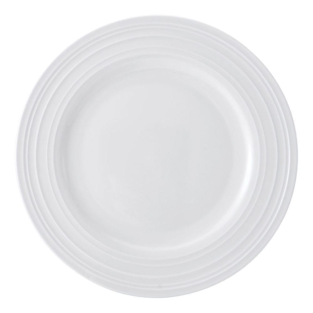 Swirl Bone 12 Piece Dinnerware Set with Pasta Bowls. Service for 4 - Image 6