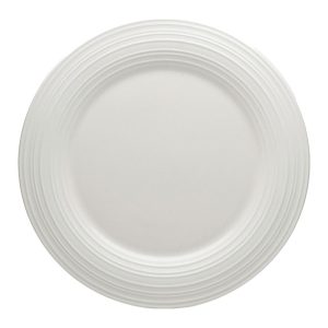 Swirl White Dinner Plate