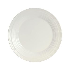 Swirl White Salad Plate