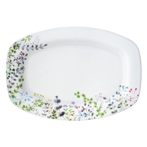 Tivoli Garden Rectangular Platter. 14.75 Inch