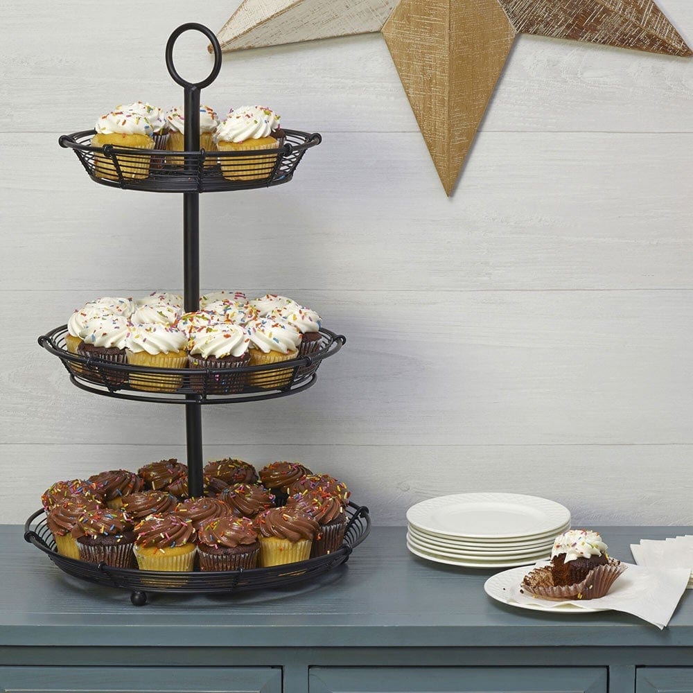 Tulsa Adjustable 3 Tier Serving Stand - Image 2