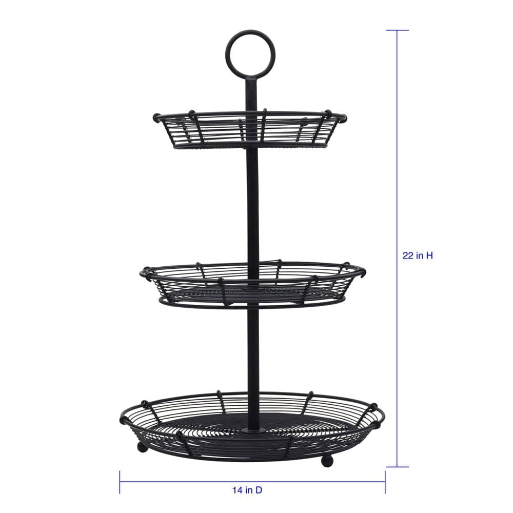 Tulsa Adjustable 3 Tier Serving Stand - Image 6