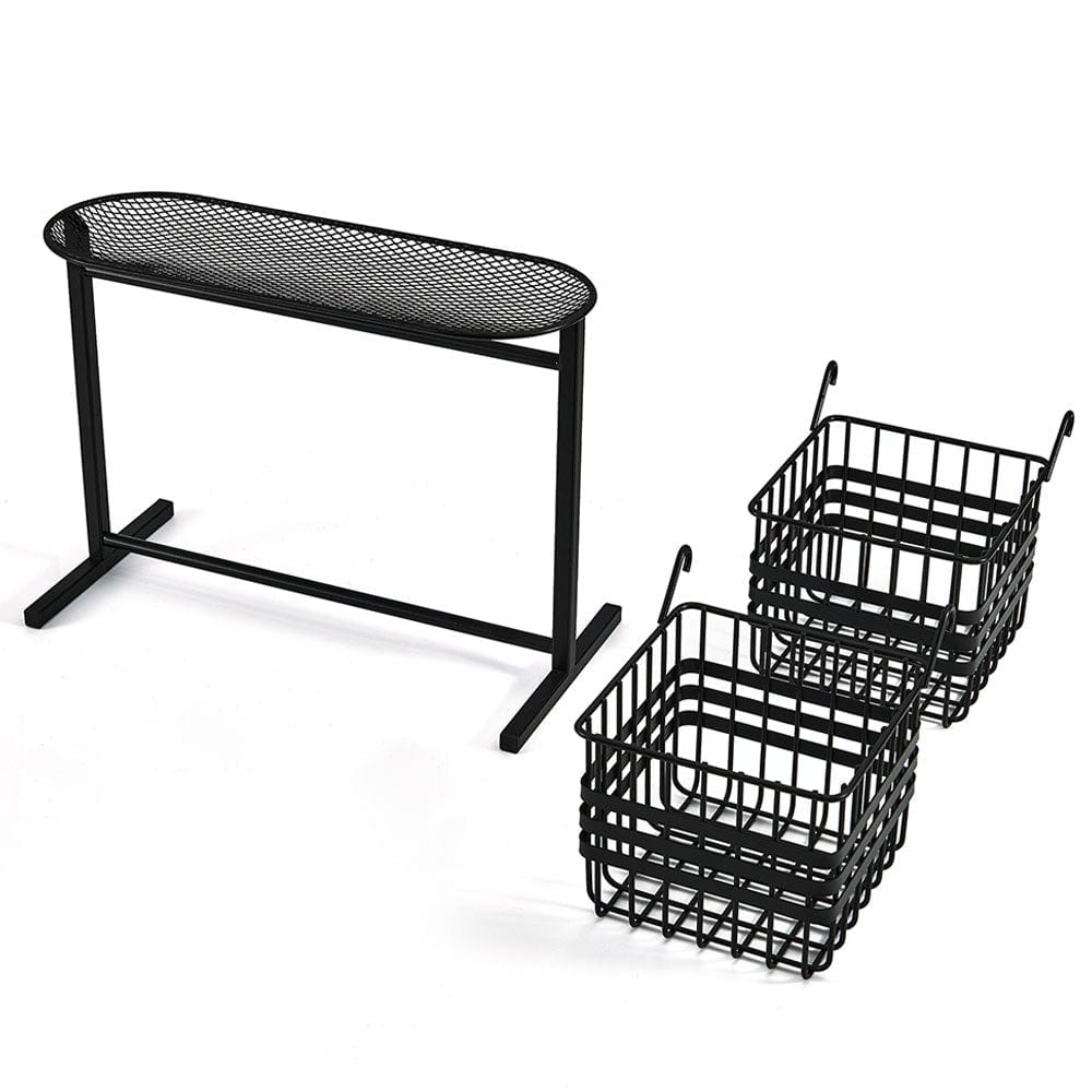 Wrapped Band 2 Tier Storage Basket - Image 5