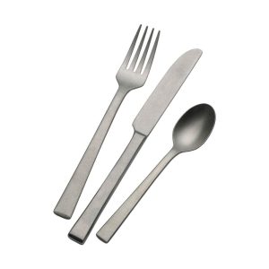 York Stonewash 12 Piece Flatware Set. Service for 4